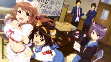 Zasłona к сериалу "Melancholia Haruhi Suzumiyi" #1394896