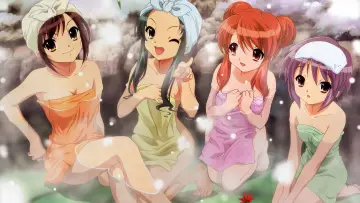 Zasłona к сериалу "Melancholia Haruhi Suzumiyi" #1394898