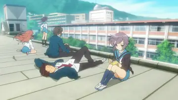 Zasłona к сериалу "Melancholia Haruhi Suzumiyi" #1394902