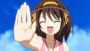 Zasłona к сериалу "Melancholia Haruhi Suzumiyi" #1394903