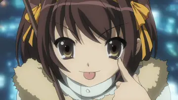 Zasłona к сериалу "Melancholia Haruhi Suzumiyi" #1394904