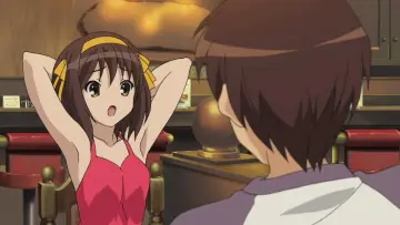 Zasłona к сериалу "Melancholia Haruhi Suzumiyi" #1394905