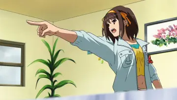 Zasłona к сериалу "Melancholia Haruhi Suzumiyi" #1394907