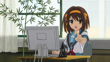Zasłona к сериалу "Melancholia Haruhi Suzumiyi" #1394910