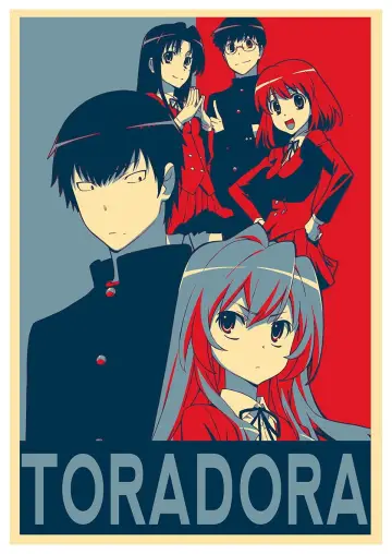 Plakat к сериалу "Toradora!" #1380117