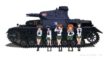 Zasłona к сериалу "Girls & Panzer" #1352168