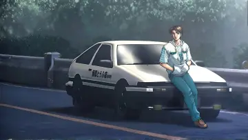 Zasłona к сериалу "Initial D" #1303001