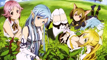 Zasłona к сериалу "Sword Art Online" #1293024