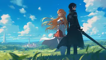 Zasłona к сериалу "Sword Art Online" #1293039