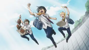Zasłona к сериалу "Danshi Koukousei no Nichijou" #1391085