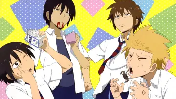 Zasłona к сериалу "Danshi Koukousei no Nichijou" #1391086