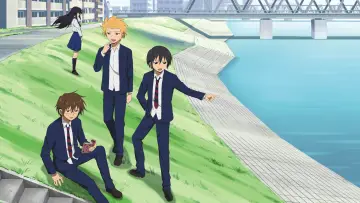 Zasłona к сериалу "Danshi Koukousei no Nichijou" #1391087
