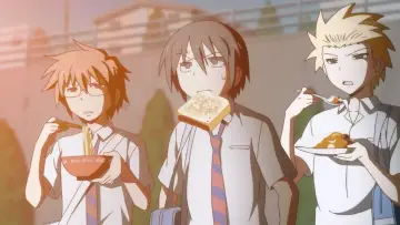 Zasłona к сериалу "Danshi Koukousei no Nichijou" #1391088