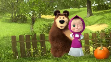 Zasłona do serialu "Masza i niedźwiedź" #1297268