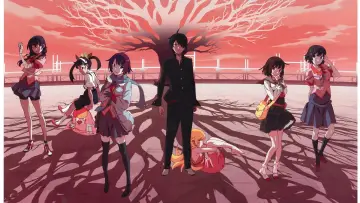 Zasłona к сериалу "Monogatari Series" #1290968