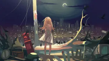Zasłona к сериалу "Monogatari Series" #1290973