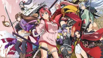 Zasłona do serialu "Hyakka Ryouran: Samurai Girls" #1817926