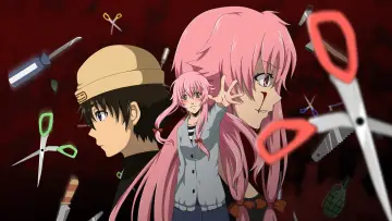 Zasłona к сериалу "Mirai Nikki" #1381728