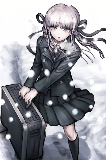 Plakat к сериалу "Danganronpa: Kibou no Gakuen to Zetsubou no Koukousei The Animation" #1396240