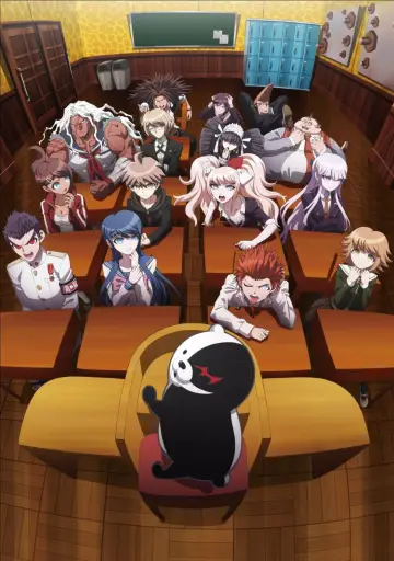 Plakat к сериалу "Danganronpa: Kibou no Gakuen to Zetsubou no Koukousei The Animation" #1396242
