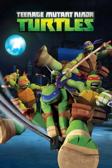Plakat к сериалу "Wojownicze Żółwie Ninja" #1264199