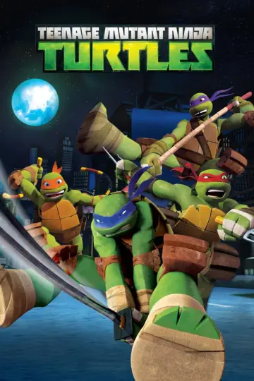 Plakat к сериалу "Wojownicze Żółwie Ninja" #1264203
