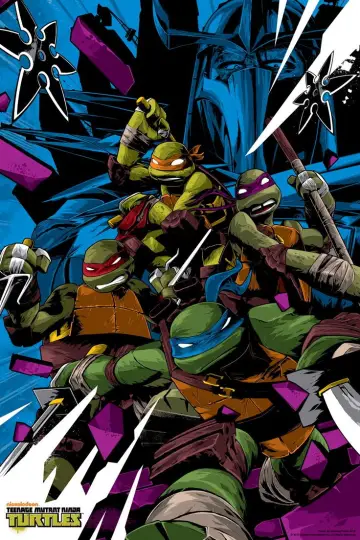 Plakat do serialu "Wojownicze Żółwie Ninja" #1600175