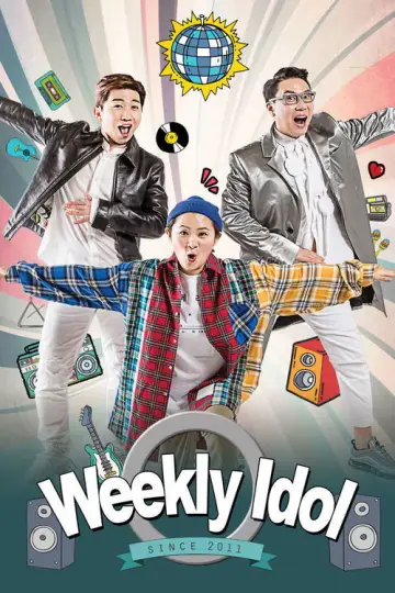 주간 아이돌 plakat