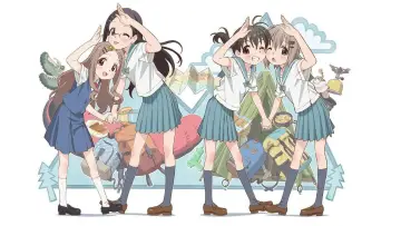 Zasłona к сериалу "Yama no Susume" #1393263