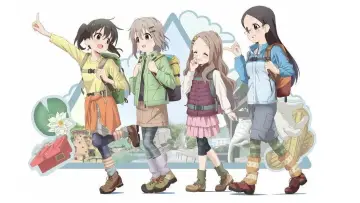Zasłona к сериалу "Yama no Susume" #1393264