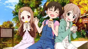 Zasłona к сериалу "Yama no Susume" #1393266