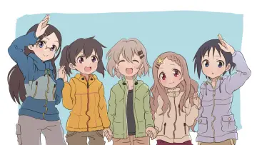Zasłona к сериалу "Yama no Susume" #1393268
