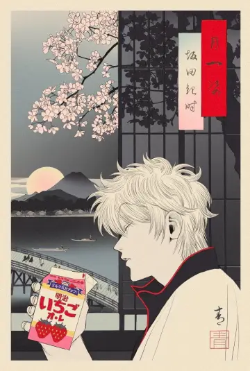 Plakat к сериалу "Gintama" #1419918