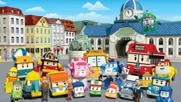 Zasłona do serialu "Robosamochód Poli" #1369484