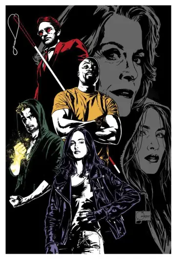 Plakat к сериалу "Marvel: Defenders" #1399743