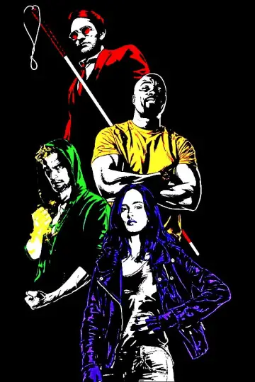 Plakat к сериалу "Marvel: Defenders" #1399764