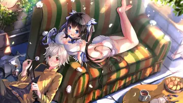 Zasłona к сериалу "ダンジョンに出会いを求めるのは間違っているだろうか" #1464397