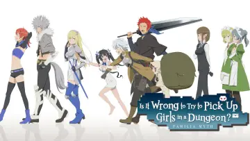 Zasłona к сериалу "ダンジョンに出会いを求めるのは間違っているだろうか" #1464420
