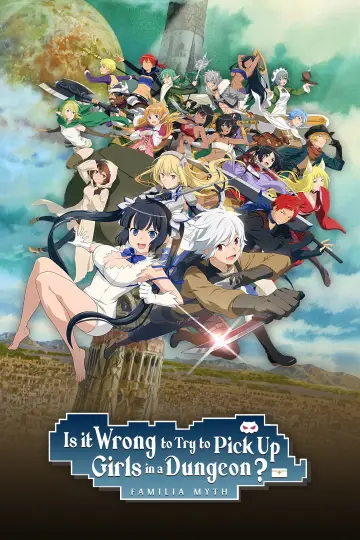 Plakat к сериалу "ダンジョンに出会いを求めるのは間違っているだろうか" #1464447