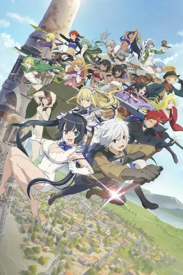 Plakat к сериалу "ダンジョンに出会いを求めるのは間違っているだろうか" #1464452