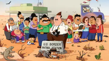 Zasłona do serialu "Bordertown" #1904676