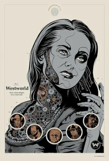 Plakat к сериалу "Westworld" #1297545