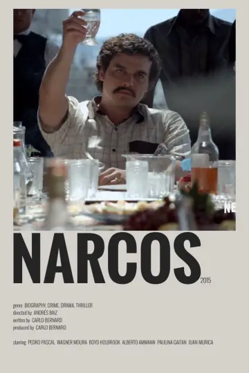 Plakat к сериалу "Narcos" #1305626