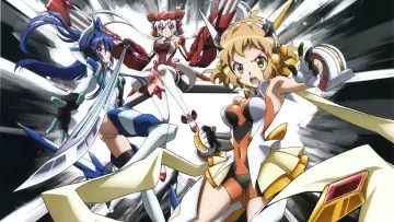 Zasłona к сериалу "Senki Zesshou Symphogear" #1386244