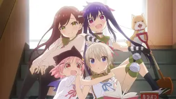 Zasłona do serialu "Gakkougurashi!" #1819763