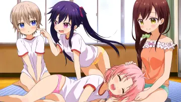 Zasłona do serialu "Gakkougurashi!" #1819776