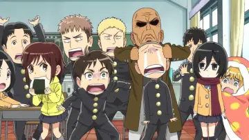 Zasłona к сериалу "Shingeki! Kyojin Chuugakkou" #1459810