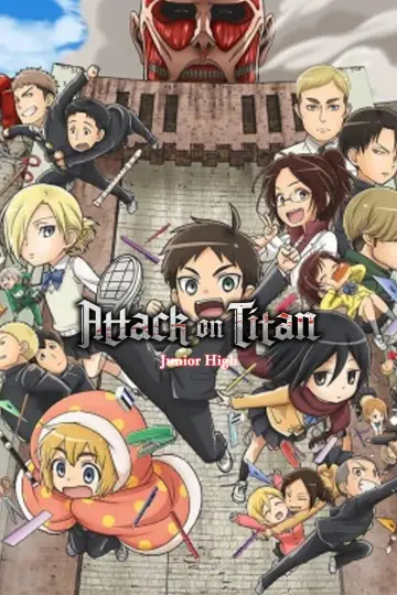 Plakat к сериалу "Shingeki! Kyojin Chuugakkou" #1459814