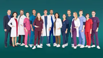 Zasłona к сериалу "W pełnej przyjaźni – Młodzi lekarze" #1313245