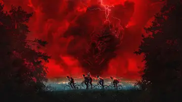 Zasłona к сериалу "Stranger Things" #1238959